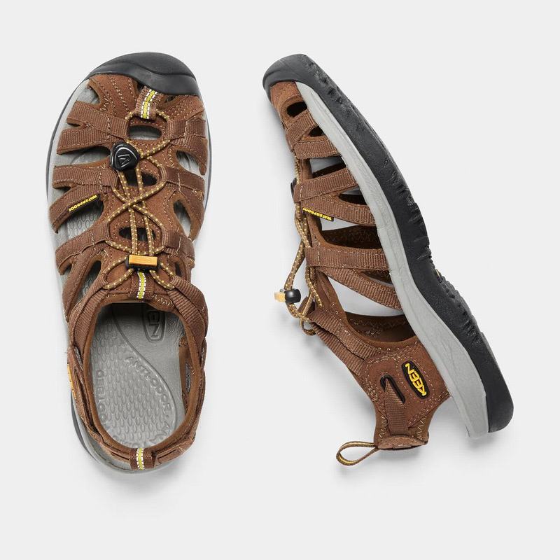 Discount Keen Whisper Womens Hiking Sandals Brown (9270-PHAGS)